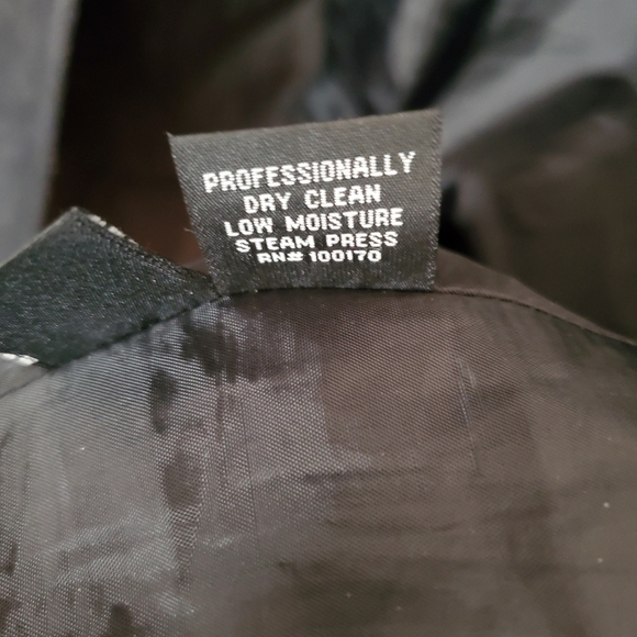 Sandro 100% pure wool charcoal gray belted long coat structured size 10 - Picture 8 of 10